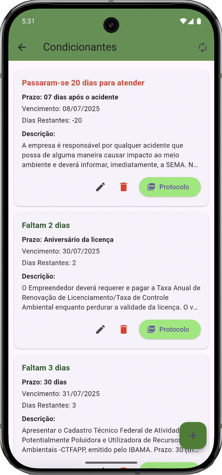 Condicionantes Ambientais